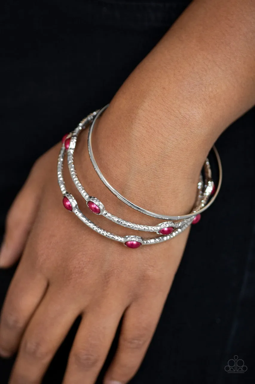 Bangle Belle Red Paparazzi Bracelet
