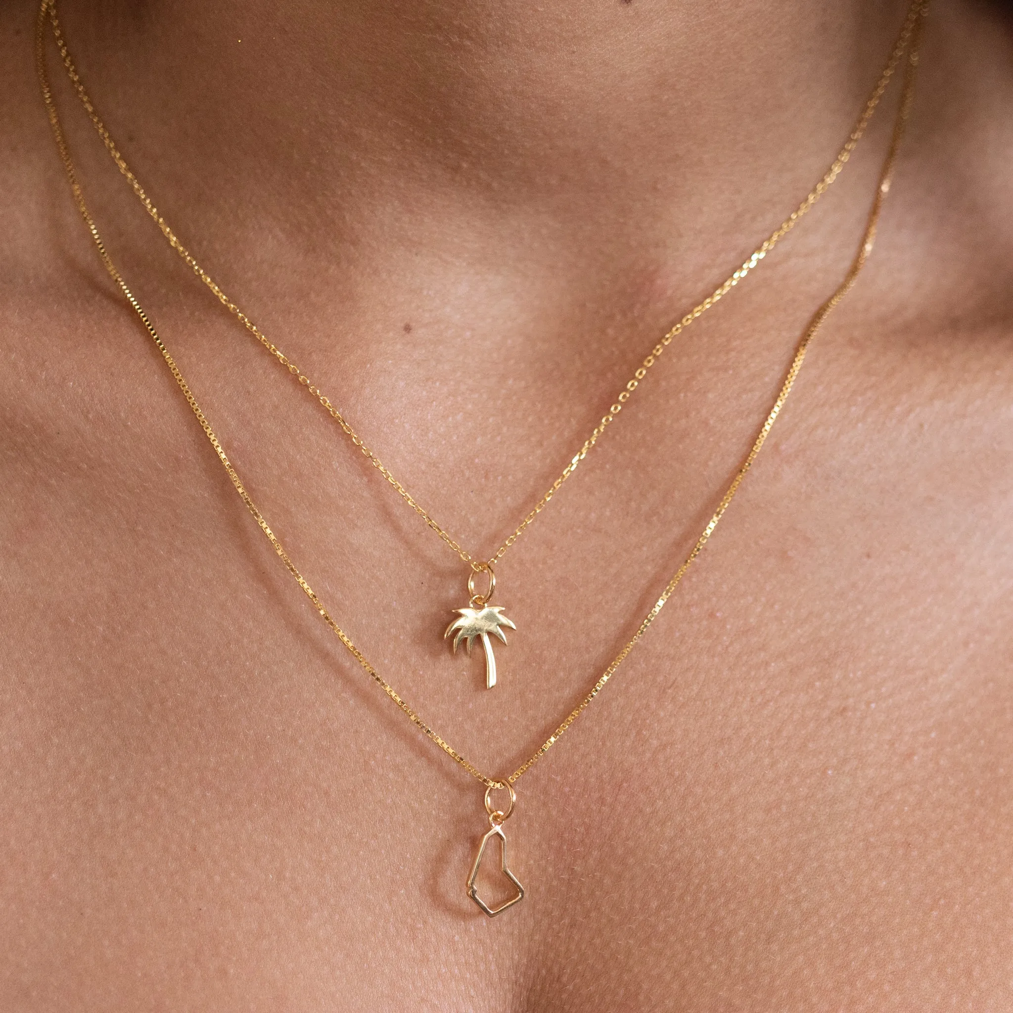 Barbados Outline Charm