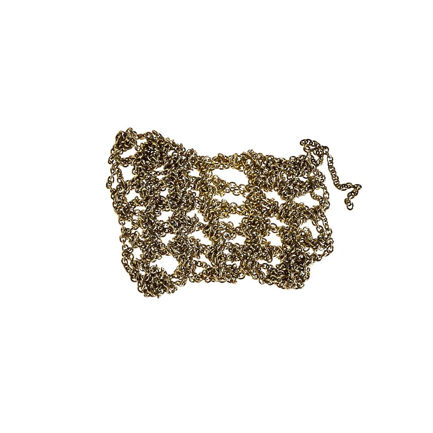 Baroque Slim Necklace in Silver   Gold   Haze