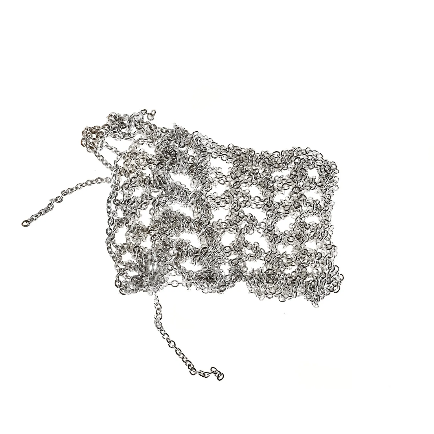 Baroque Slim Necklace in Silver   Gold   Haze
