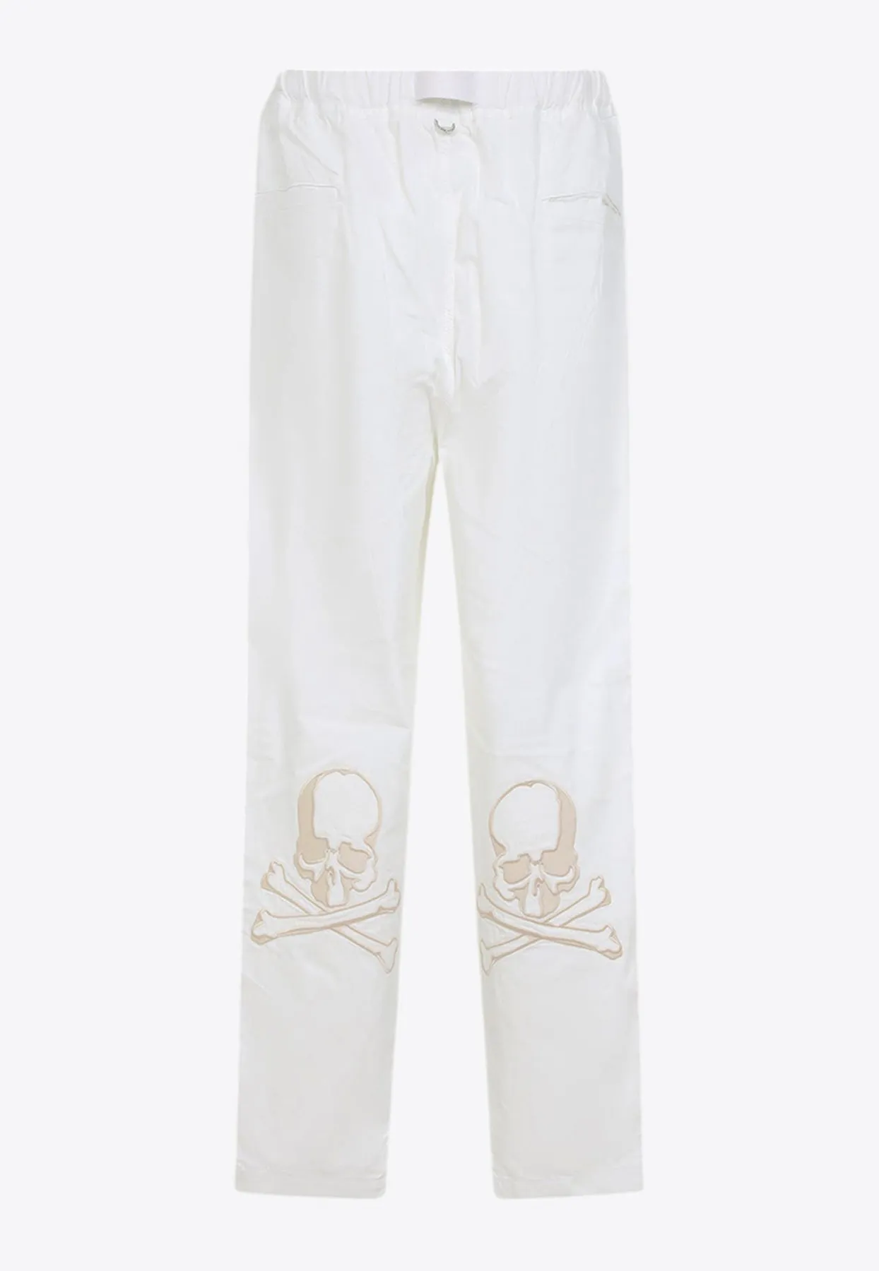 Belted Straight-Leg Pants