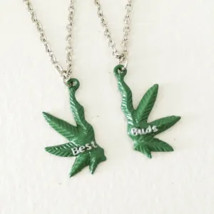 Best Buds Necklace Set - Weed Gift
