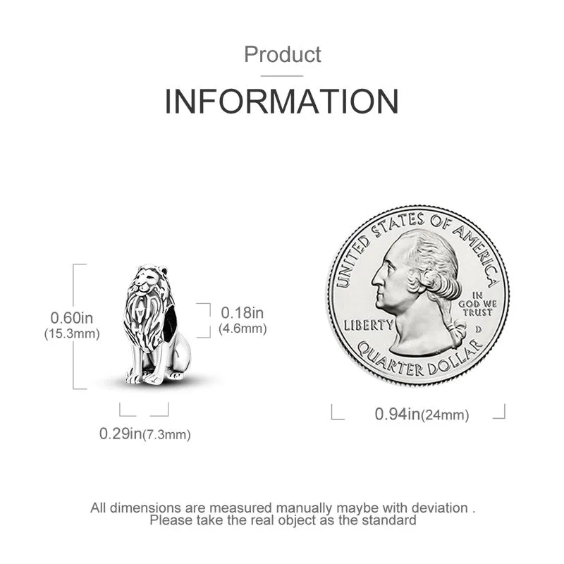 Big Lion Charm