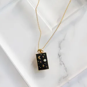 Big Sky Medallion Necklace in Gold