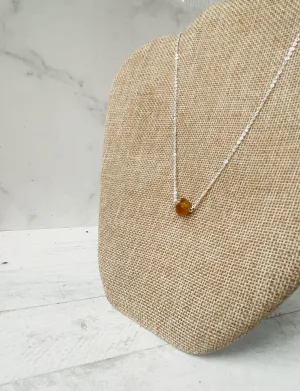 Birthstone Necklace - November - Citrine