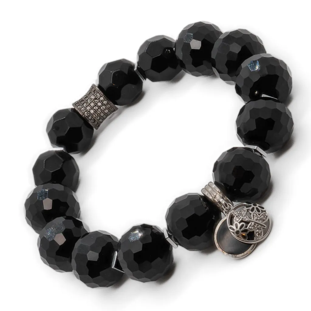 Black Protection Symbol Bracelet