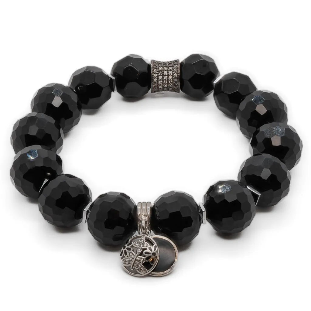 Black Protection Symbol Bracelet