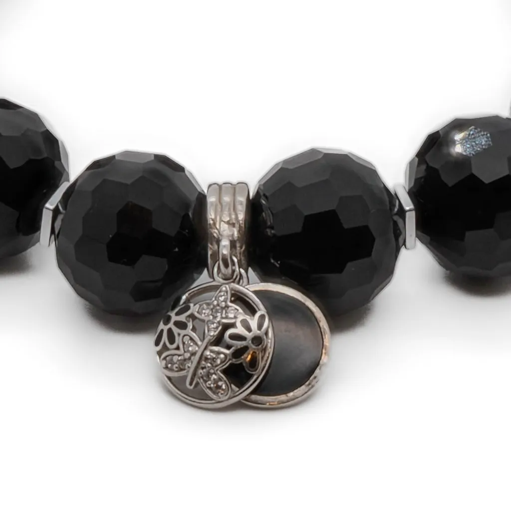 Black Protection Symbol Bracelet