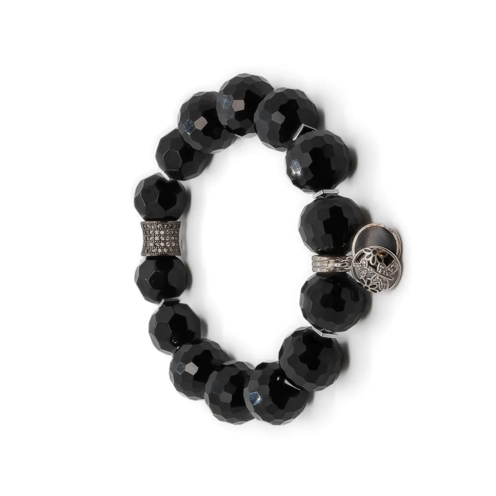 Black Protection Symbol Bracelet