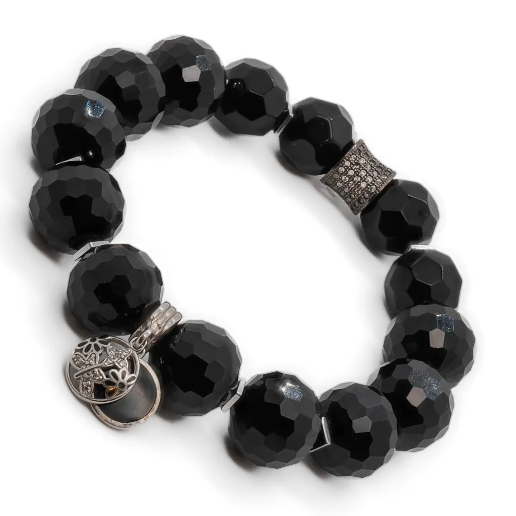 Black Protection Symbol Bracelet