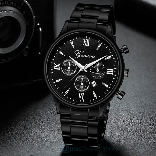 Black Wrist Watch Men Watches