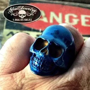 Blue Collar Man - Skull Ring (#556)