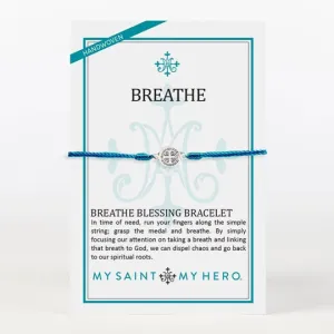 Breathe Blessing Bracelet, Denim