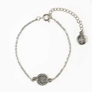 Breathe Chain Bracelet, silver