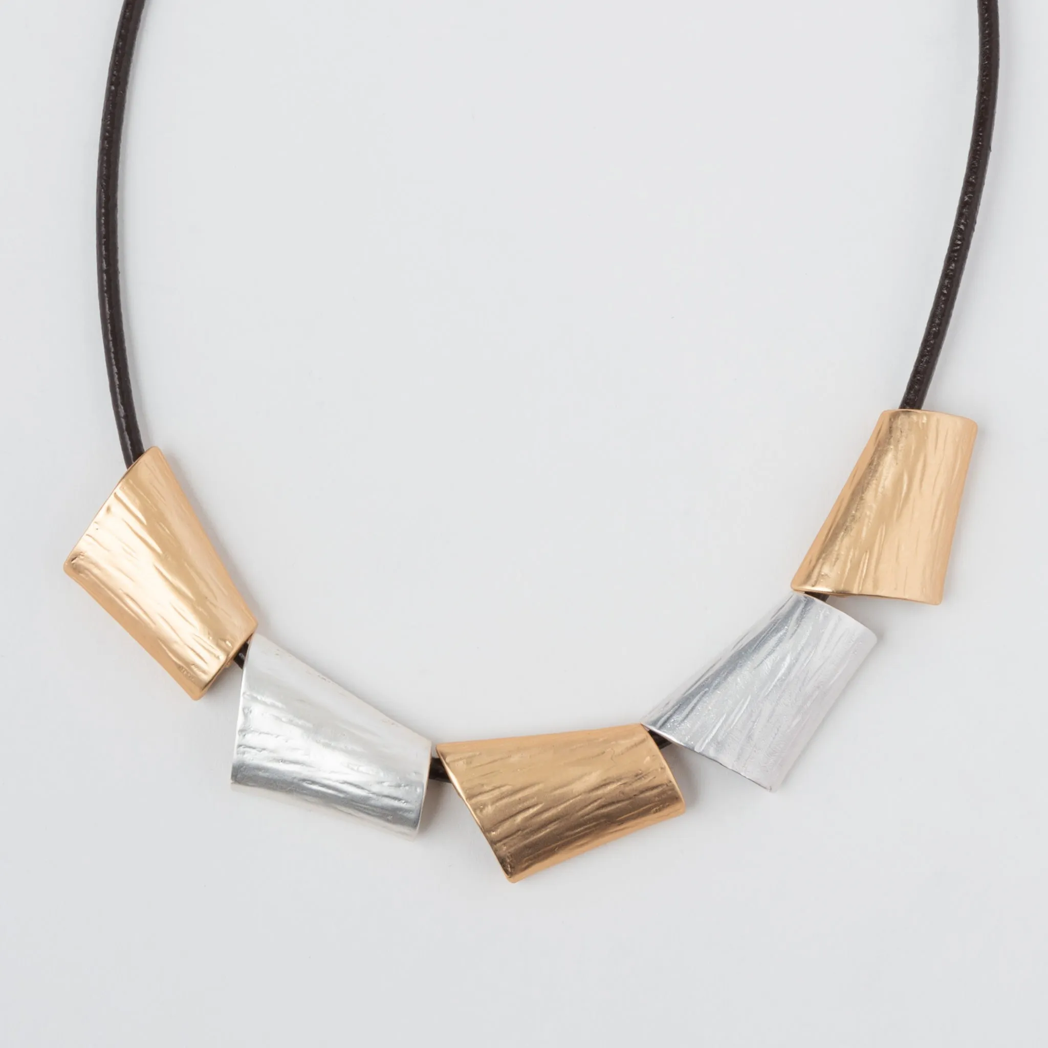 Brinley Curled Metal Necklace