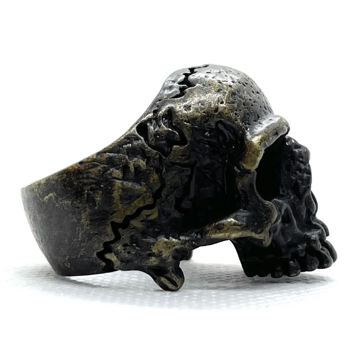 Bronze Warrior - Skull Ring (#684)