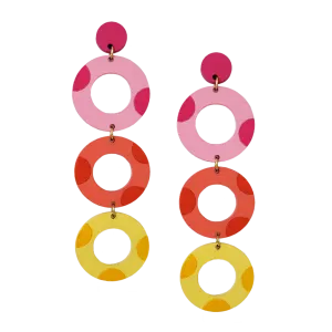 BUBBLE EARRINGS | SUNSET