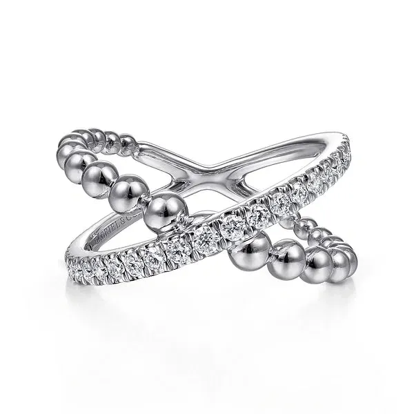 Bujukan Diamond Criss Cross Ring