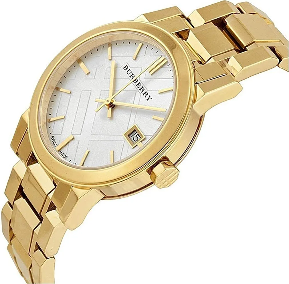 Burberry Swiss Gold Tone Women's Watch BU9203