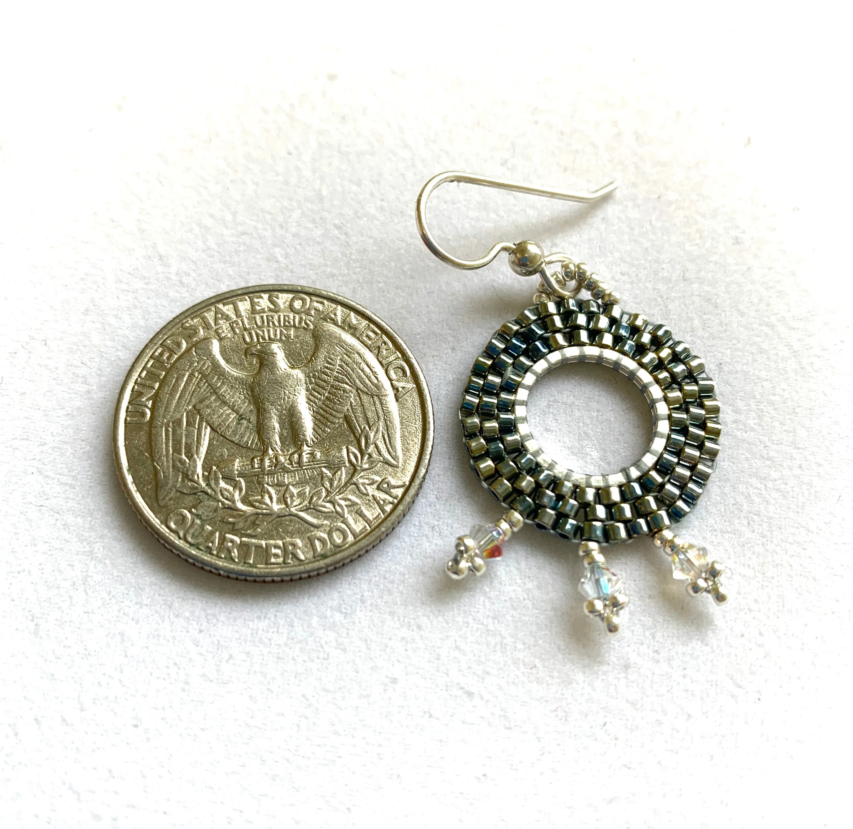 Burst Medallion Earrings