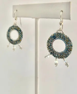 Burst Medallion Earrings