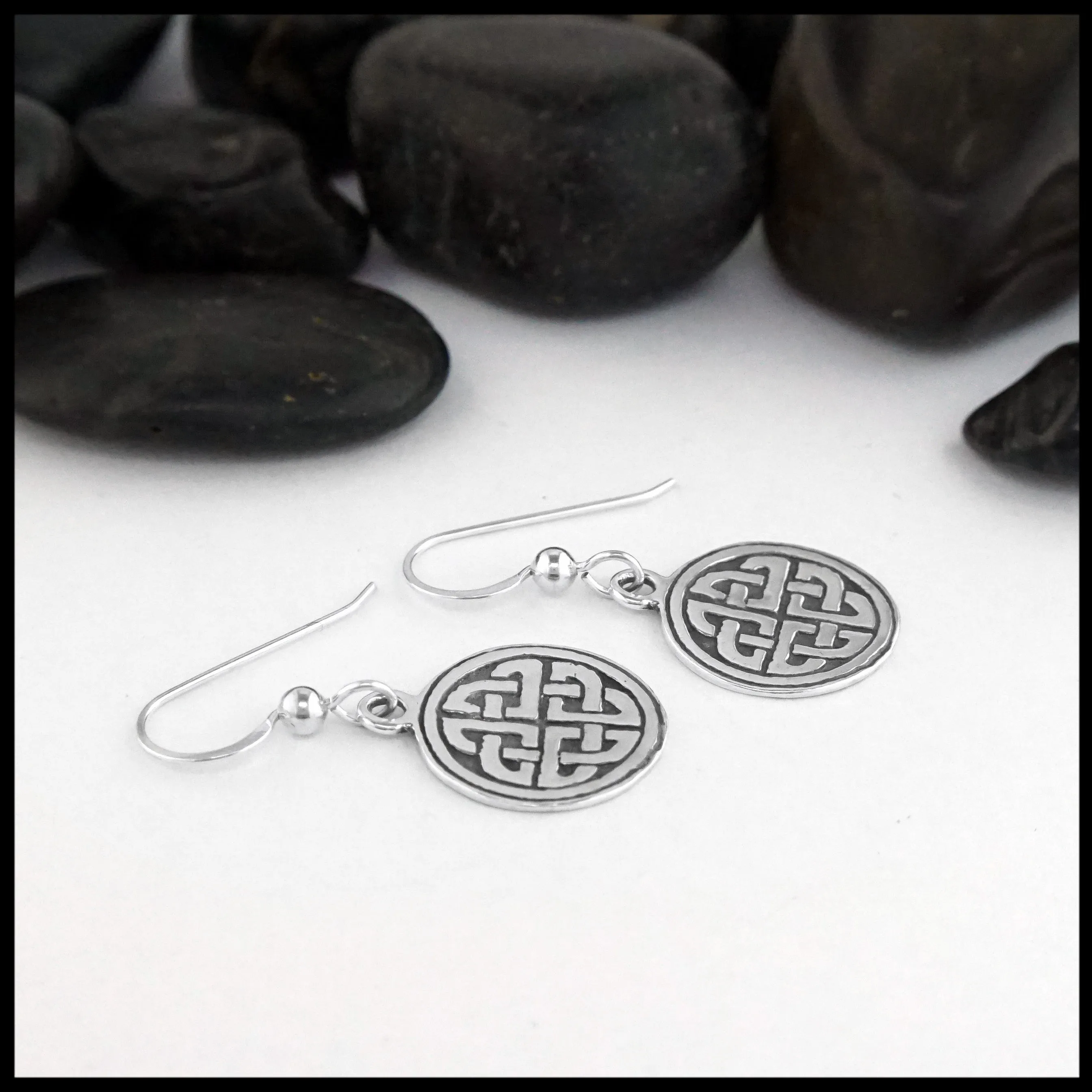 Celtic Circular Knot Earrings