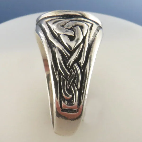 Celtic Cross Sterling Silver Ring R33