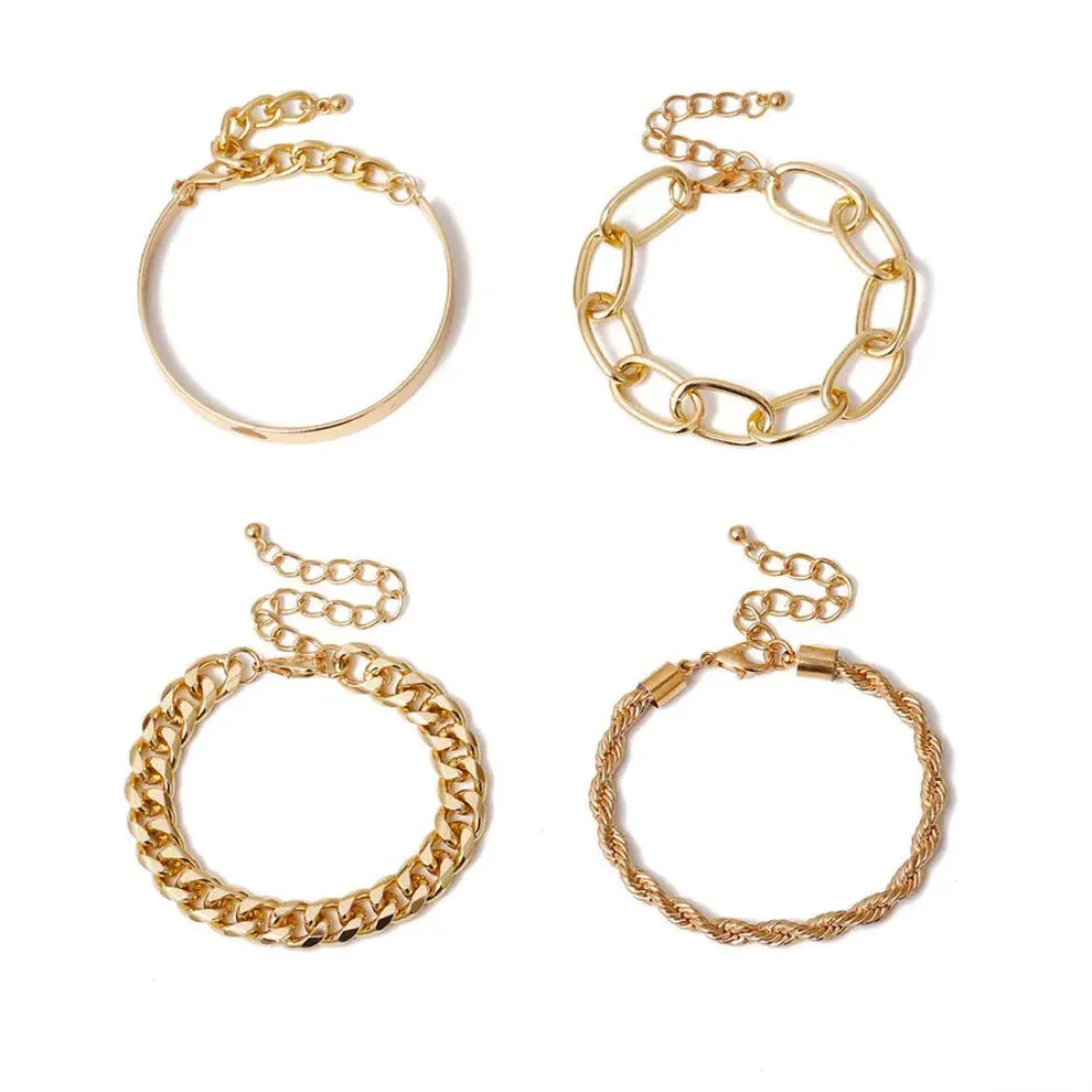 Chain Bracelet Stack