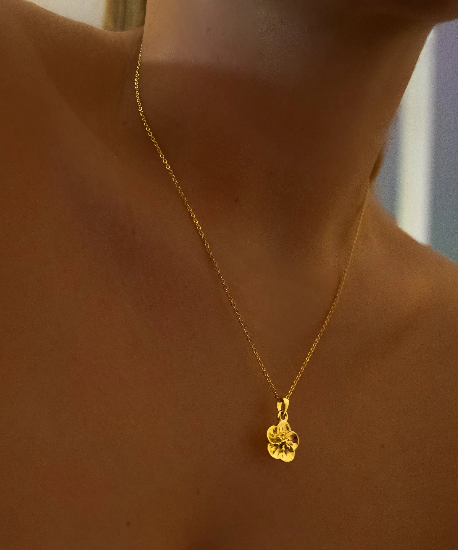 Cherry Blossom Flower Necklace