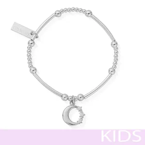 ChloBo Kids Cute Mini Moon and Star Bracelet