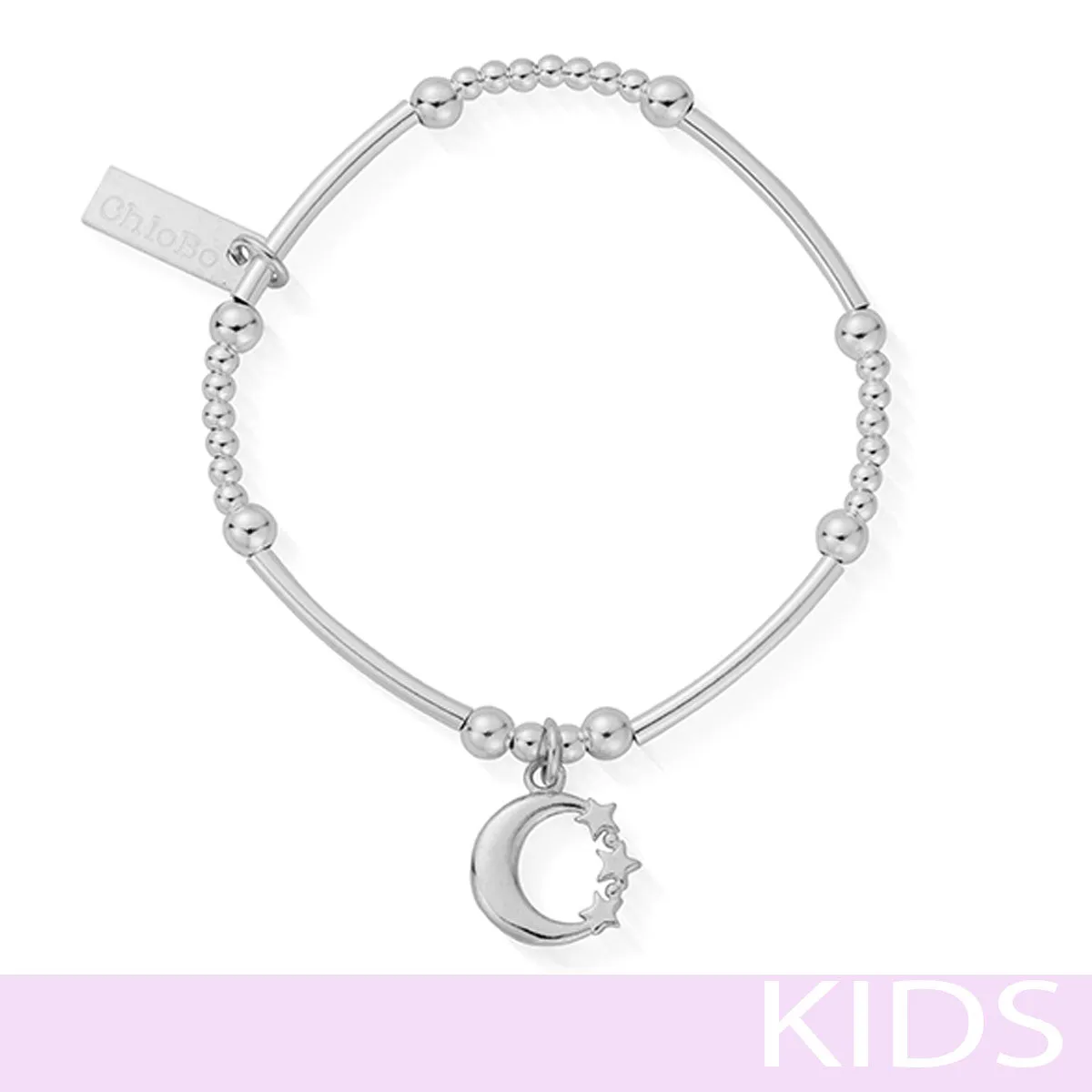 ChloBo Kids Cute Mini Moon and Star Bracelet