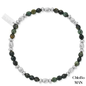 ChloBo MAN - Kambaba Jasper Twisted Rice Bracelet