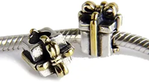 Christmas Gift Box Bead Charm
