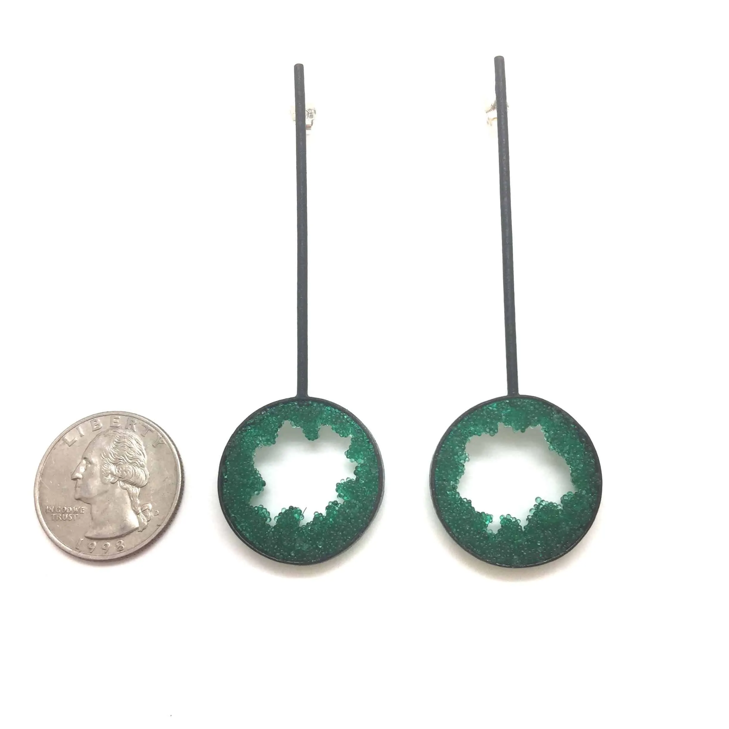 Circular Caviar Drops - Green