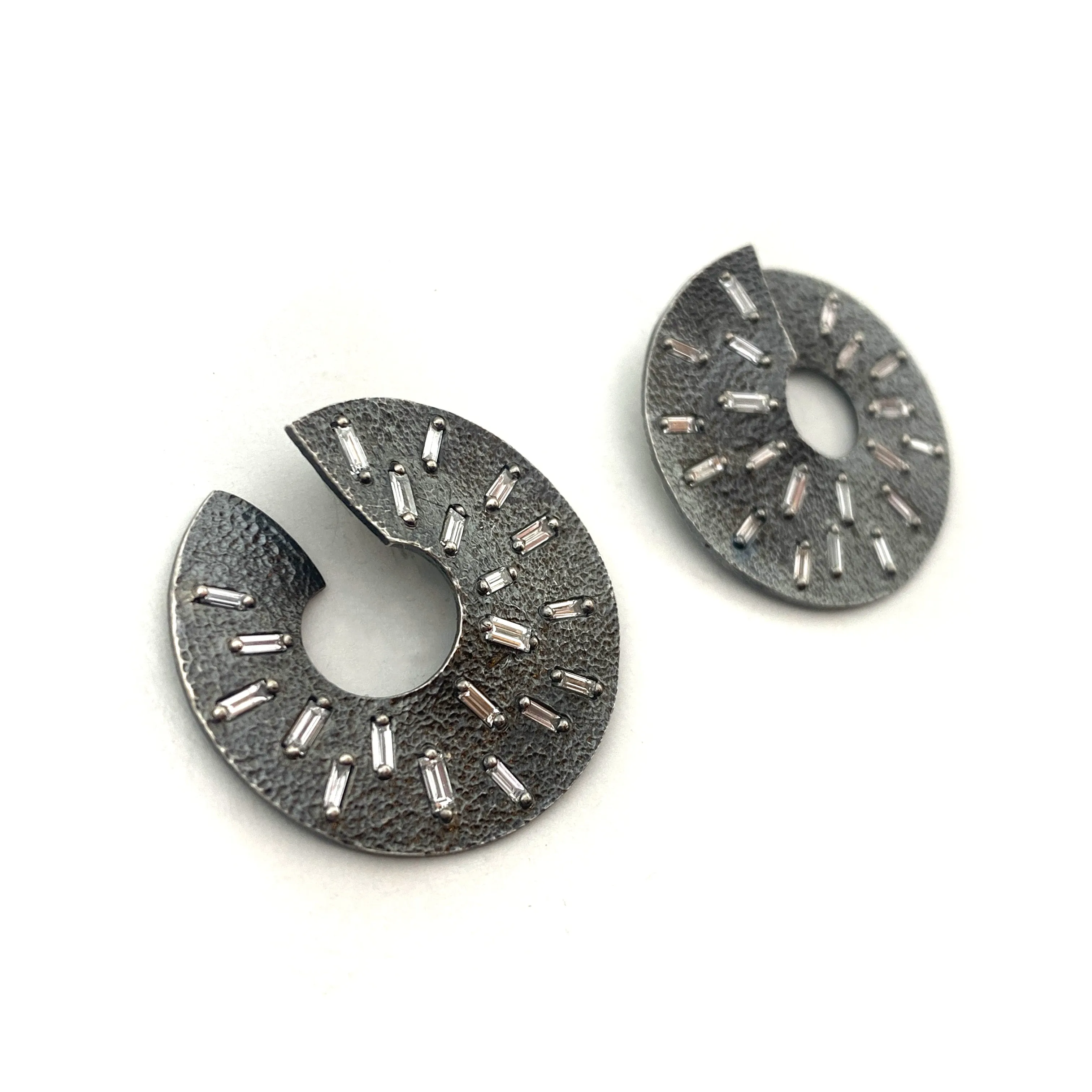 Circular Ice Earrings