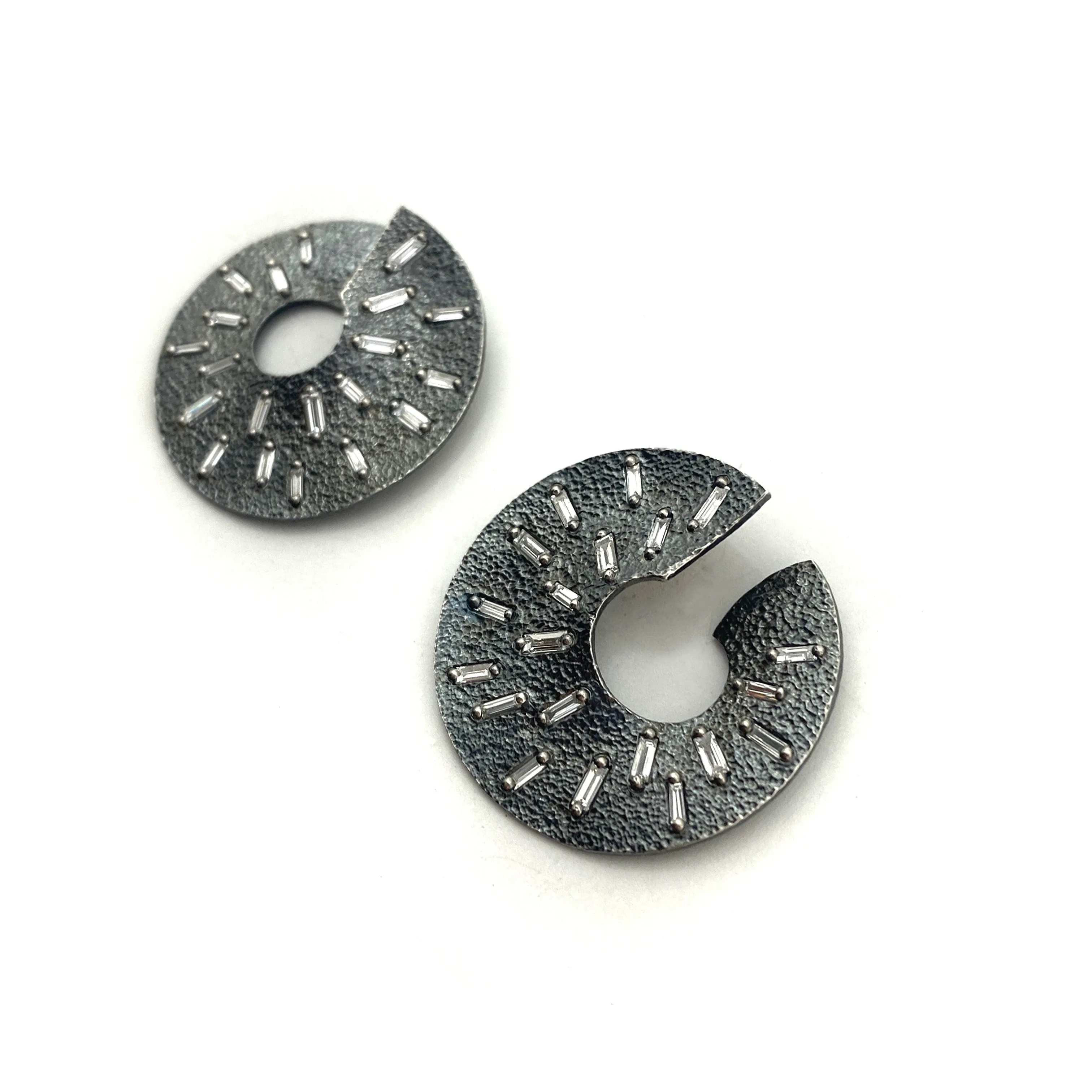 Circular Ice Earrings