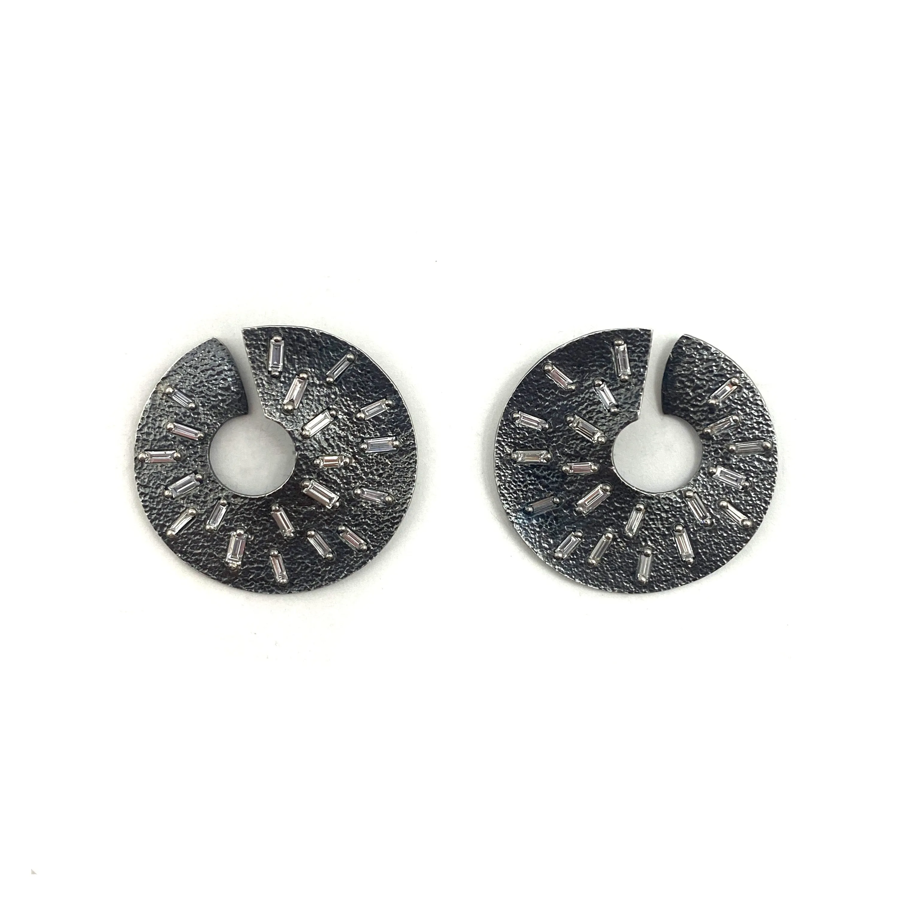 Circular Ice Earrings