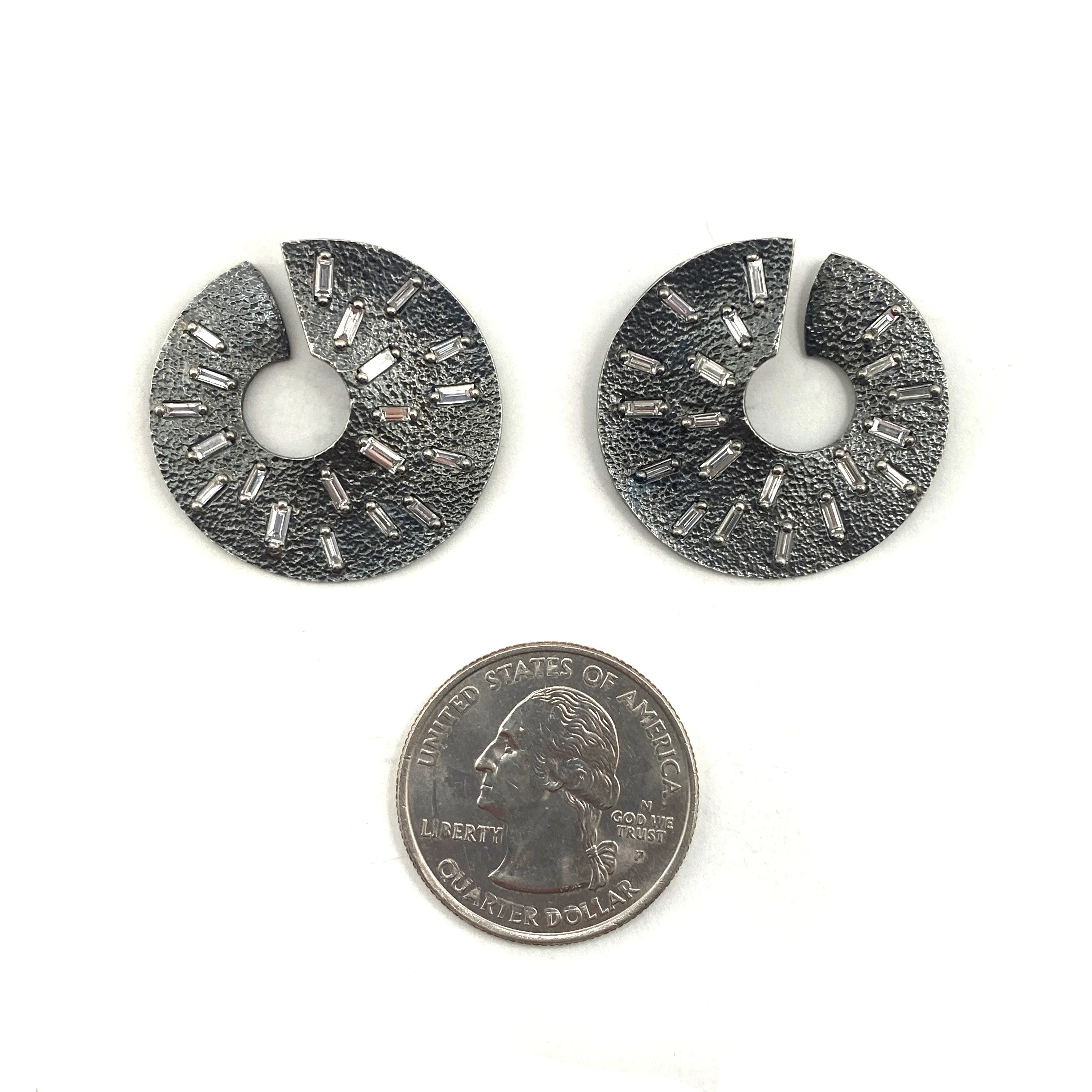 Circular Ice Earrings