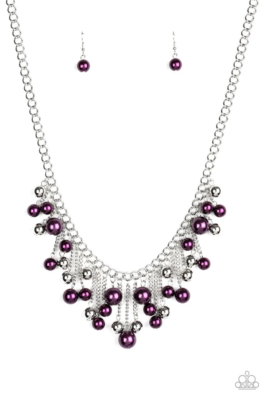 City Celebrity Purple Paparazzi Necklace