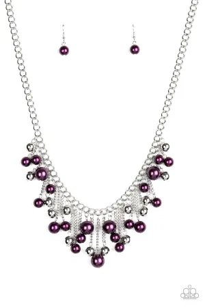 City Celebrity Purple Paparazzi Necklace