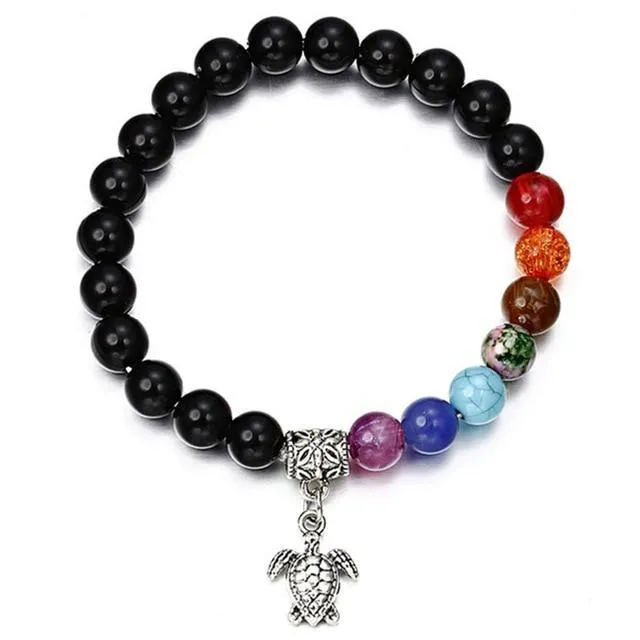 Classic Lava Stone Handmade Unisex  Beaded Bracelets