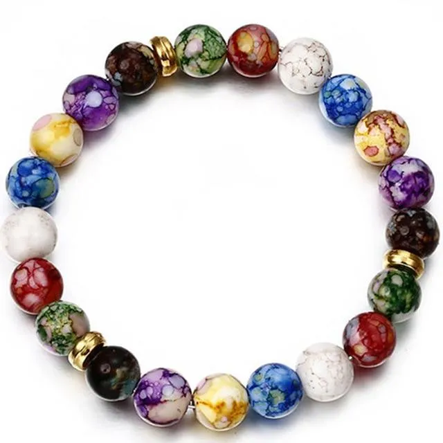 Classic Lava Stone Handmade Unisex  Beaded Bracelets