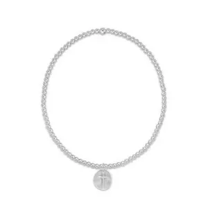 Classic Sterling 2MM Bead Bracelet-Inspire Small Sterling Charm