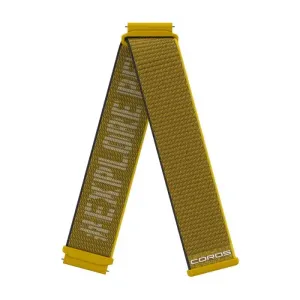 COROS 22mm Nylon Watch Band - Yellow