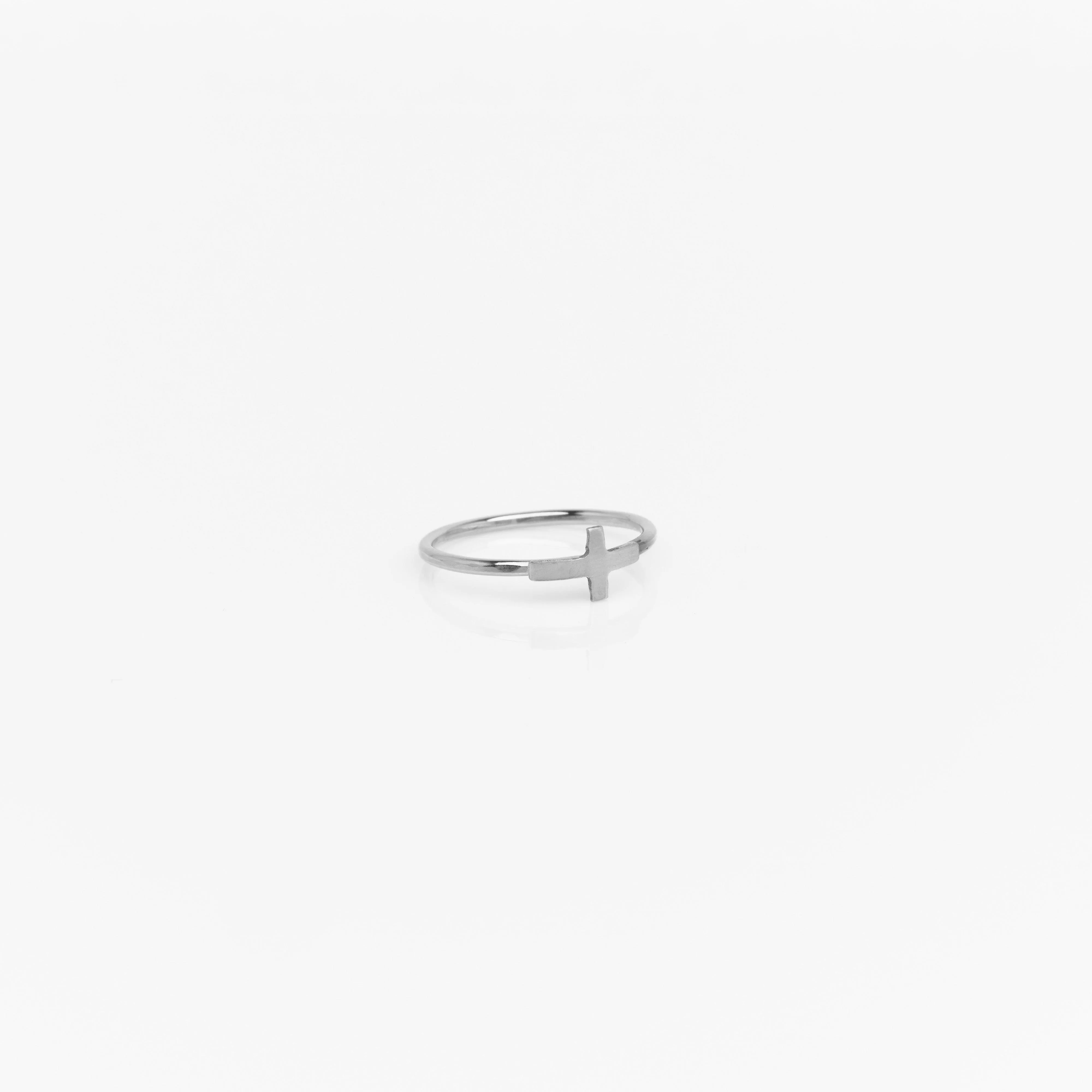 Cross Charm Ring
