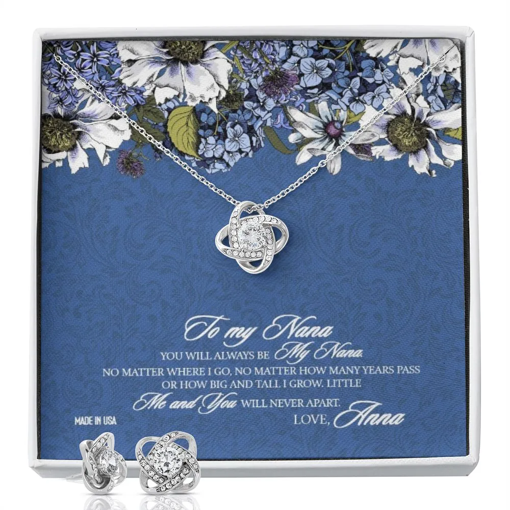 Custom Mother In Law 03 14k White Gold Interlocking Heart Pendant Necklace Jewelry Gifts For Mom Wife Grandma Nana Auntie Mother Day