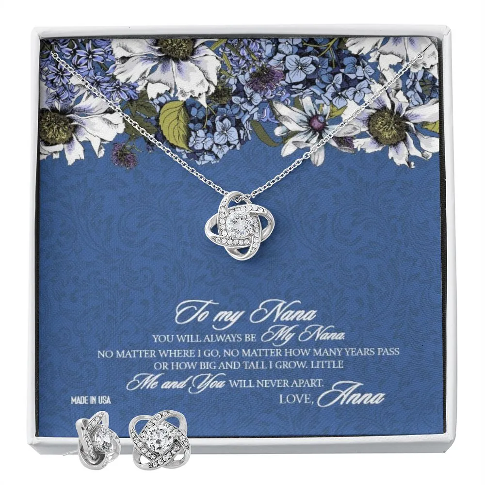Custom Mother In Law 03 14k White Gold Interlocking Heart Pendant Necklace Jewelry Gifts For Mom Wife Grandma Nana Auntie Mother Day