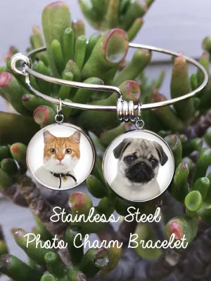 Custom Photo Charm Bracelet