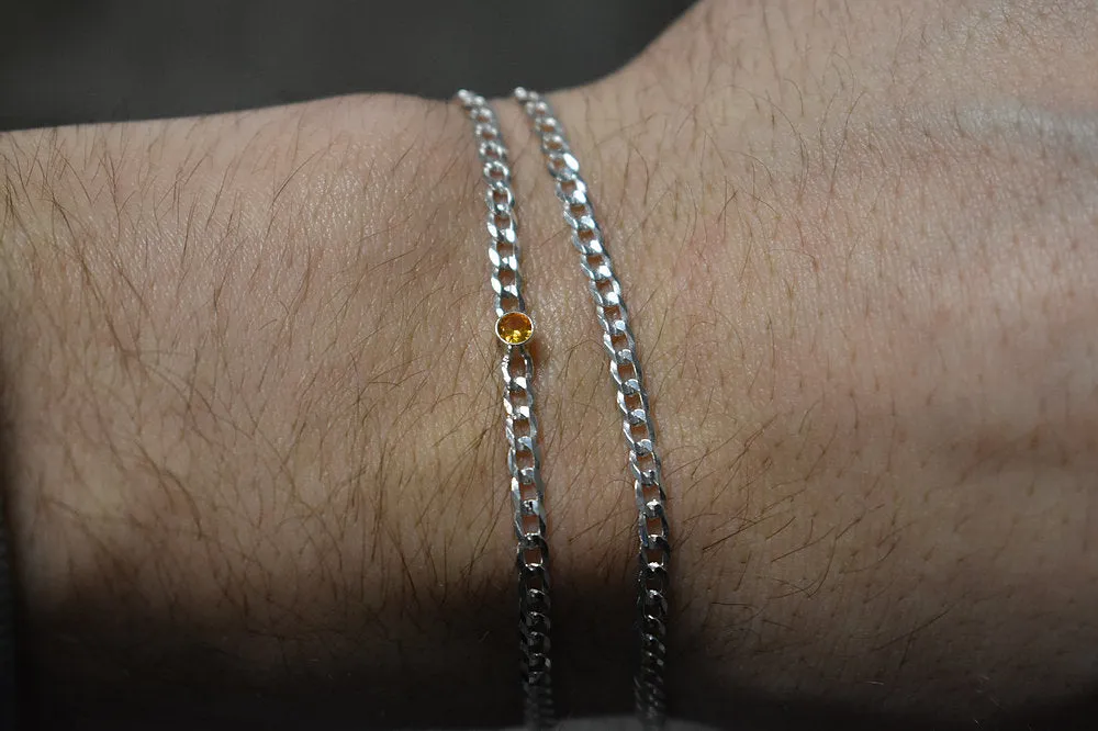 Custom Silver Mini Cuban Bracelets