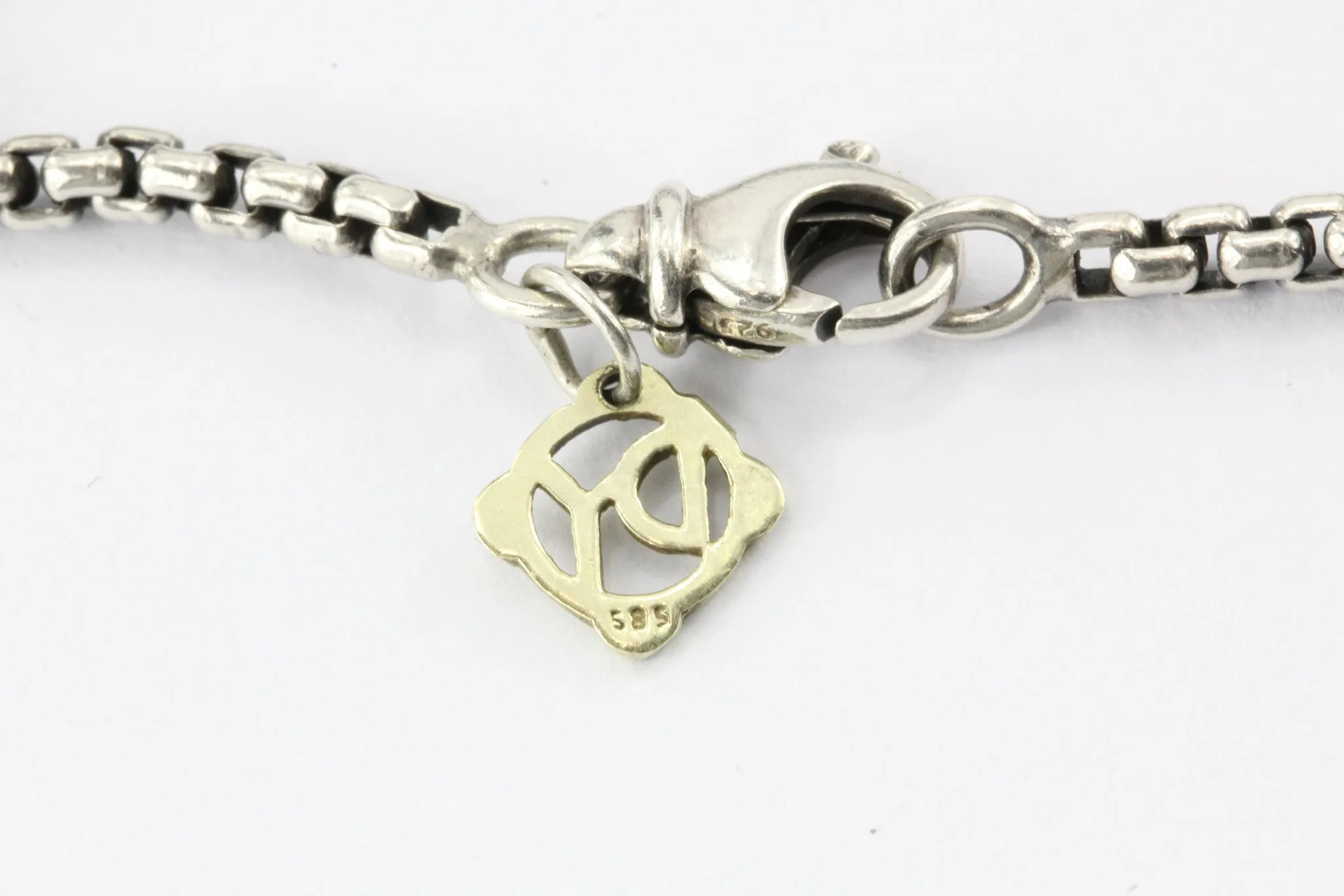 David Yurman Sterling Silver 32" Box Chain 2.3mm